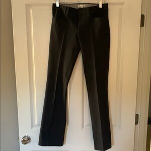 Banana Republic Dark Grey Straight Leg Trousers